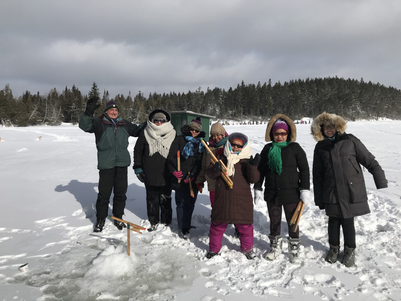 Succès pour l'initiation à la pêche sur glace pour nouveaux arrivants !    