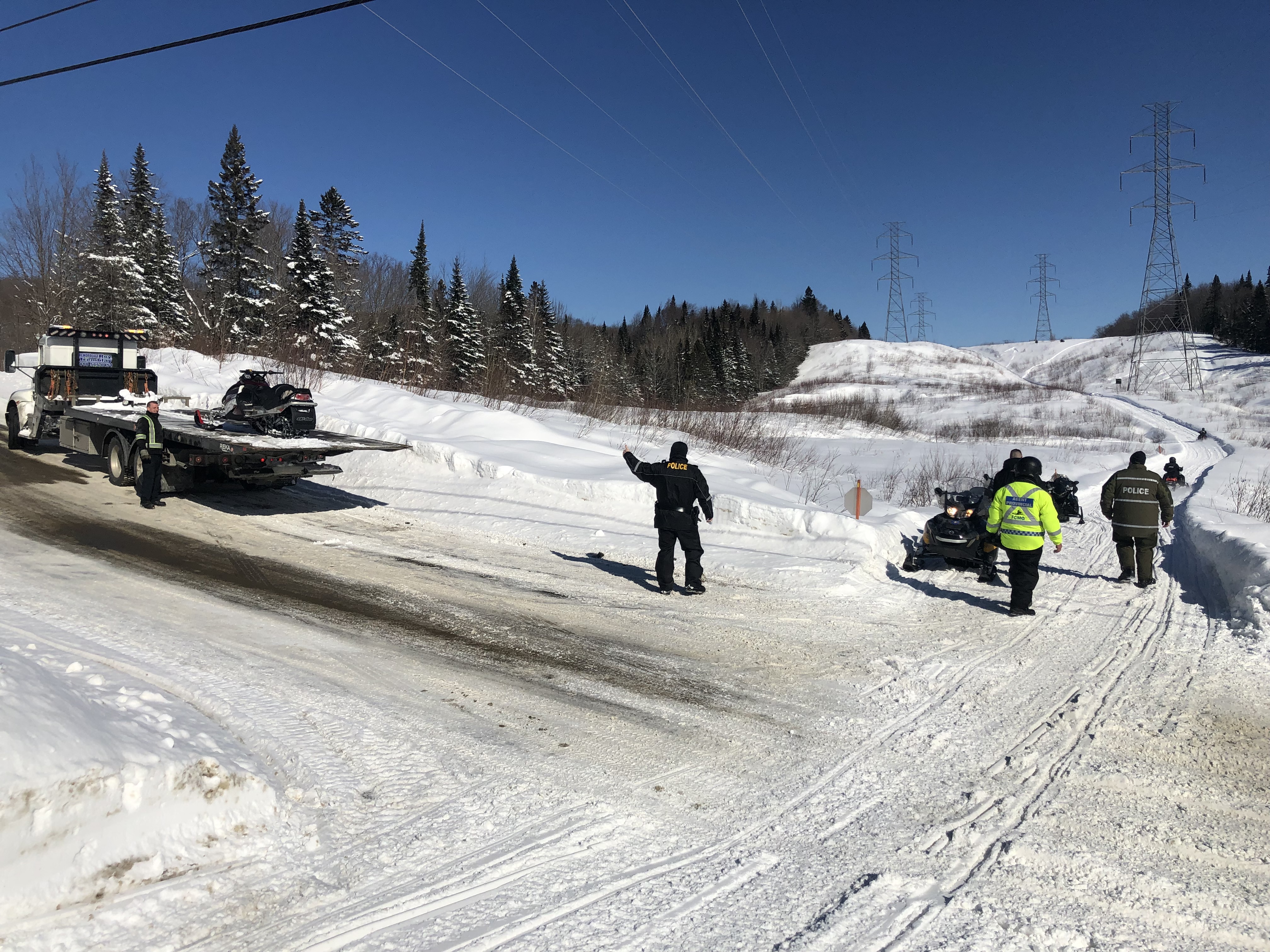 Autre opération dans les sentiers de la Côte de Beaupré et de Charlevoix 