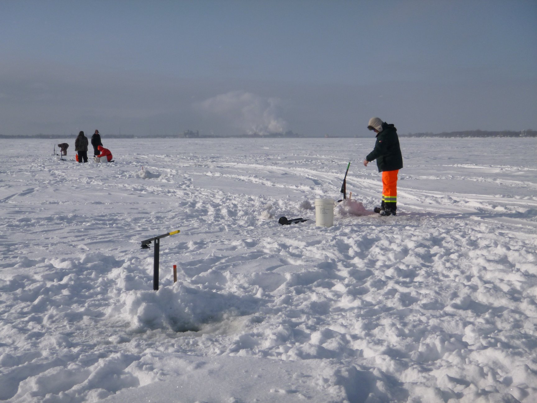 Pêche d'hiver: ouverture de la baie Clément et de la petite baie Clément 