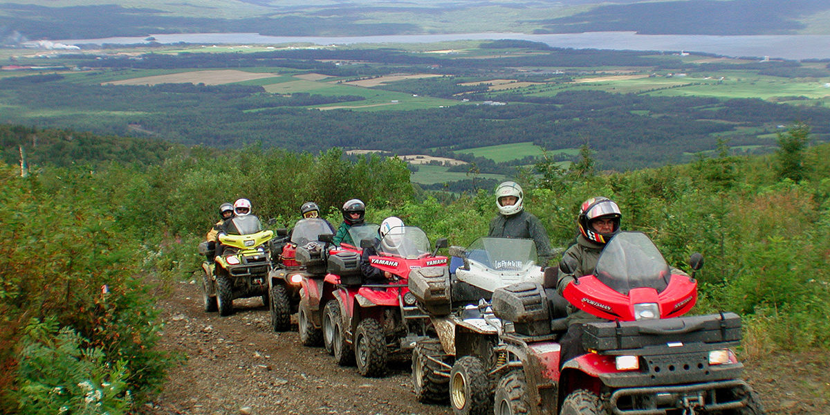 Découvrir la Gaspésie en quad