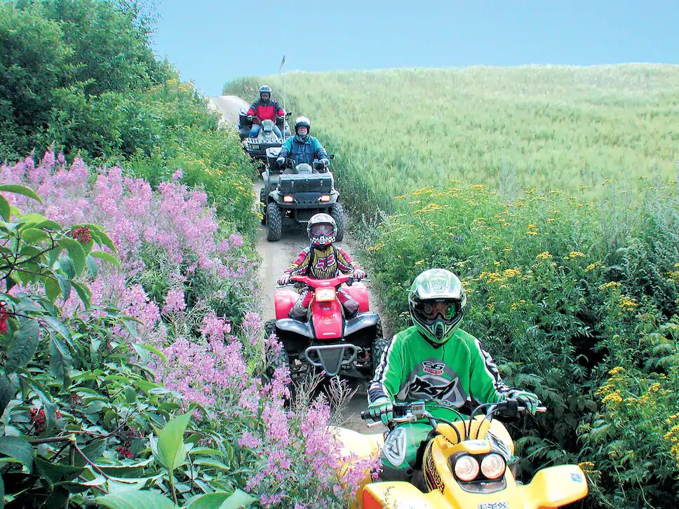 Les quads se sont littéralement envolés