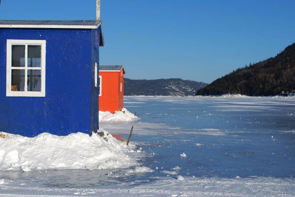 Pas de pêche blanche sur le fjord à L'Anse Saint-Jean