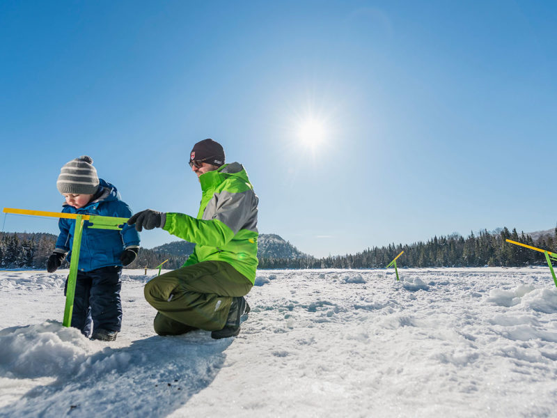 Ouverture de la pêche blanche aux lacs laniel en Abitibi-Témiscamingue